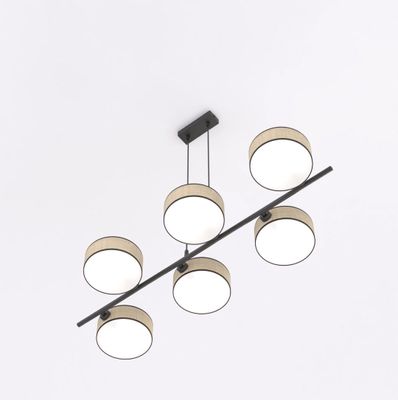 Emibig Lighting Taklampa DRUMZ 6 RATTAN