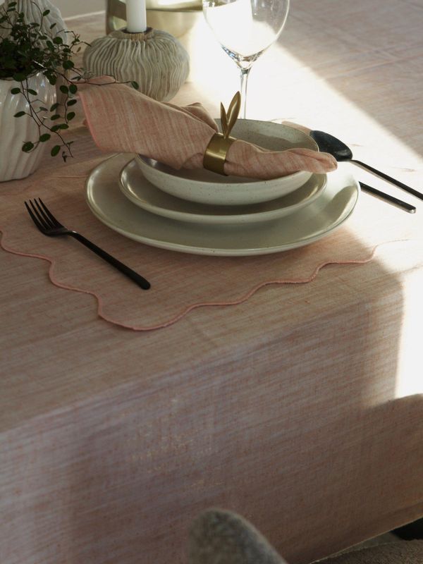 Svanefors Sabina Duk Rosa 160x280 cm
