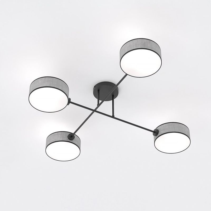 Emibig Lighting Taklampa MAGA 4 GRÃ…