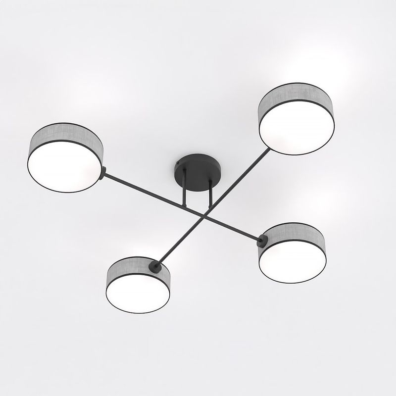 Emibig Lighting Taklampa MAGA 4 GRÃ…