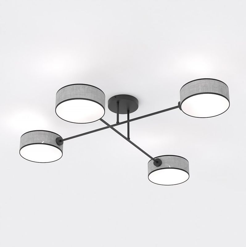 Emibig Lighting Taklampa MAGA 4 GRÃ…