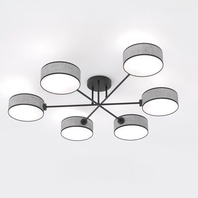 Emibig Lighting Taklampa MAGA 6 GRÃ…