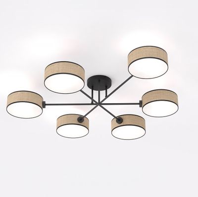 Emibig Lighting Taklampa MAGA 6 RATTAN