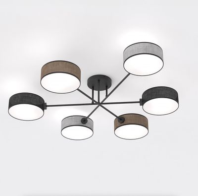 Emibig Lighting Taklampa MAGA 6 MIX1