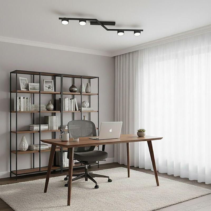 Emibig Lighting Taklampa SKAN 4 SVART
