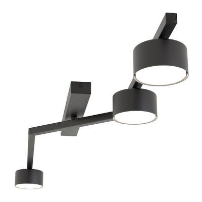 Emibig Lighting Taklampa SKAN 3 SVART