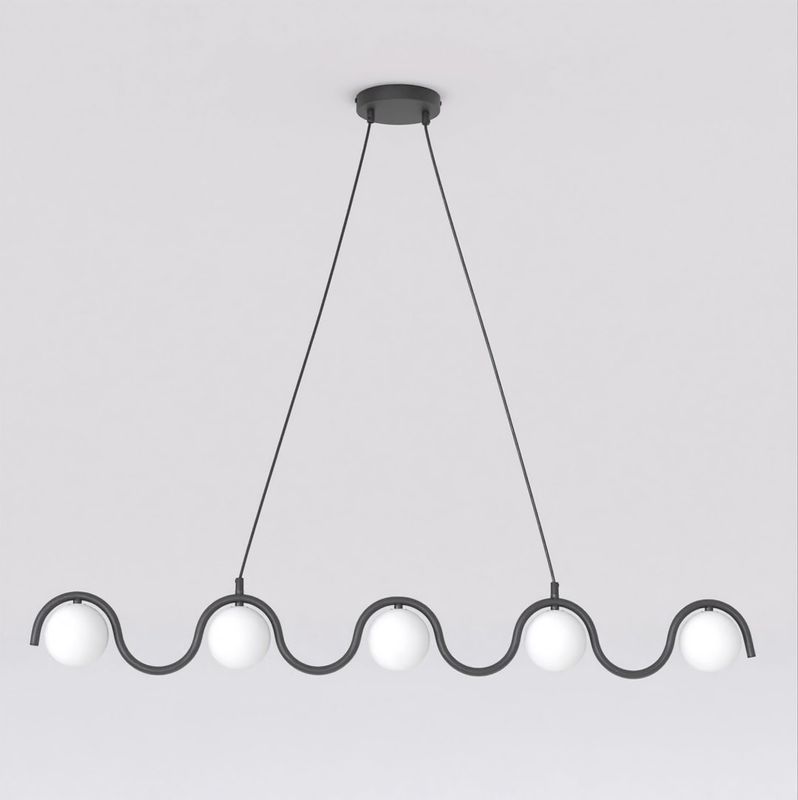 Emibig Lighting Taklampa SINUS BL OPAL