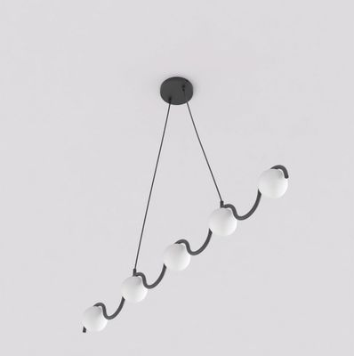 Emibig Lighting Taklampa SINUS BL OPAL