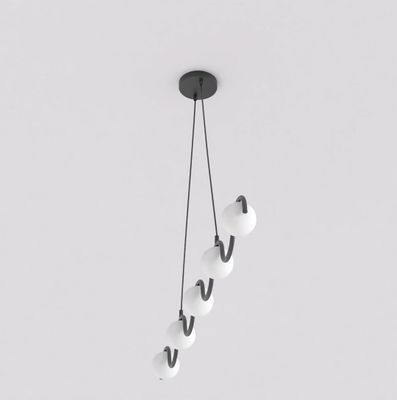 Emibig Lighting Taklampa SINUS BL OPAL