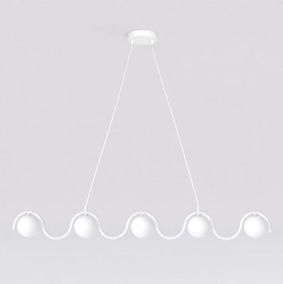 Emibig Lighting Taklampa SINUS WH OPAL
