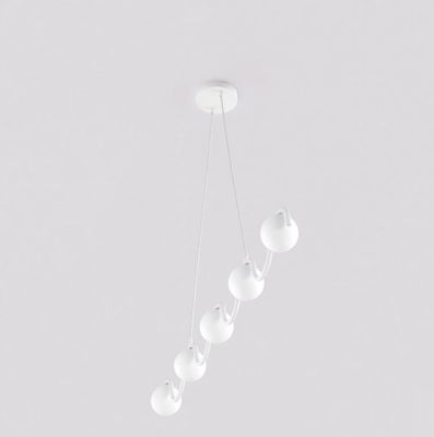 Emibig Lighting Taklampa SINUS WH OPAL