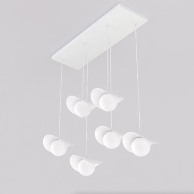 Emibig Lighting Taklampa RITUAL 6 VIT