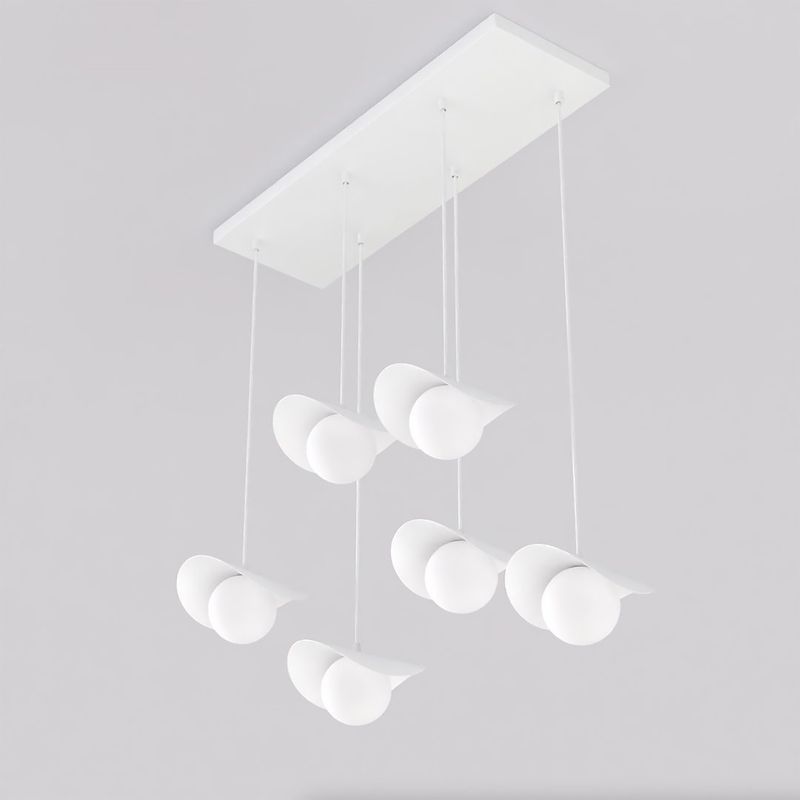 Emibig Lighting Taklampa RITUAL 6 VIT