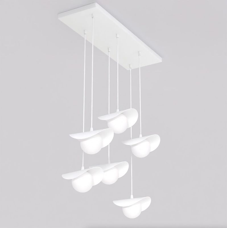Emibig Lighting Taklampa RITUAL 6 VIT