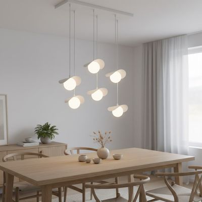 Emibig Lighting Taklampa RITUAL 6 VIT