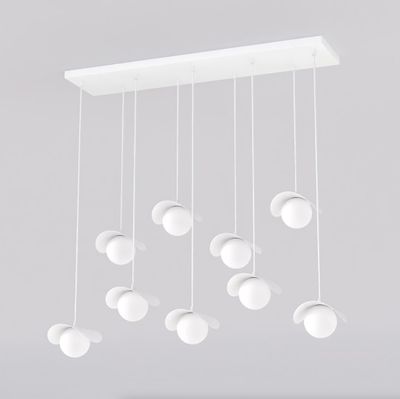 Emibig Lighting Taklampa RITUAL 9 VIT