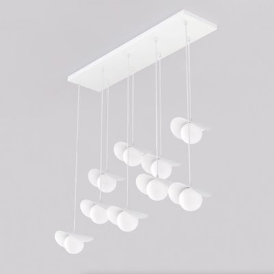 Emibig Lighting Taklampa RITUAL 9 VIT