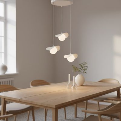 Emibig Lighting Taklampa RITUAL 3 PREM VIT