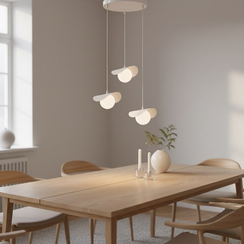 Emibig Lighting Taklampa RITUAL 3 PREM VIT