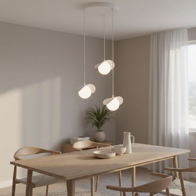 Emibig Lighting Taklampa RITUAL 3 PREM VIT