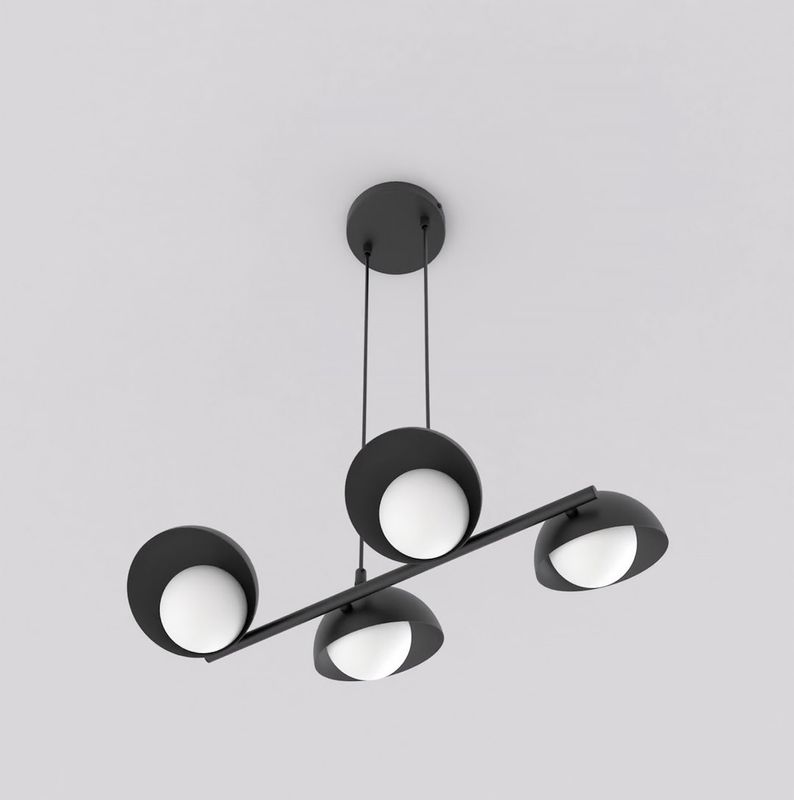 Emibig Lighting Taklampa BOOM 4 SVART