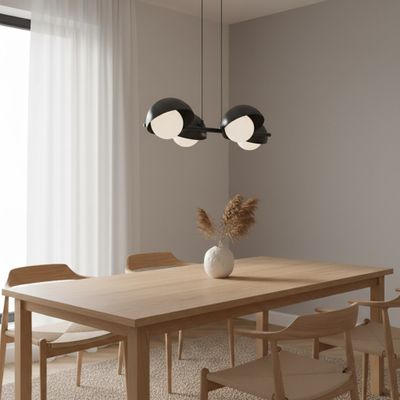 Emibig Lighting Taklampa BOOM 4 SVART