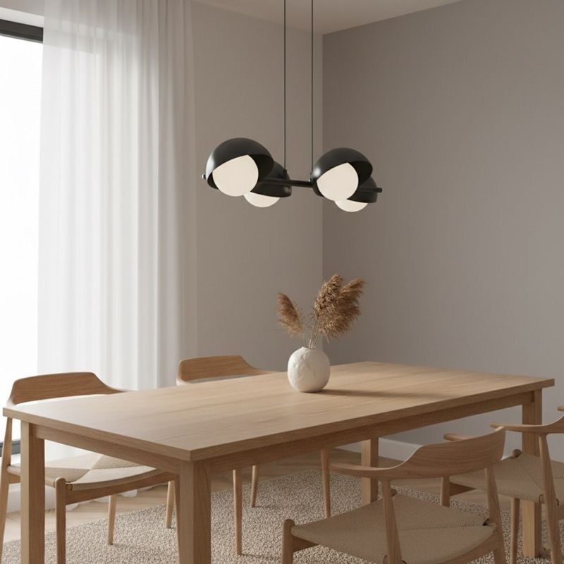Emibig Lighting Taklampa BOOM 4 SVART