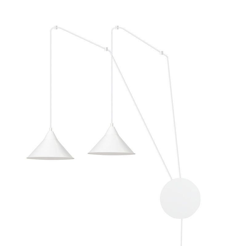 Emibig Lighting Taklampa ABRAMO 2 VIT