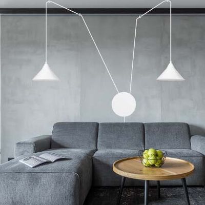 Emibig Lighting Taklampa ABRAMO 2 VIT