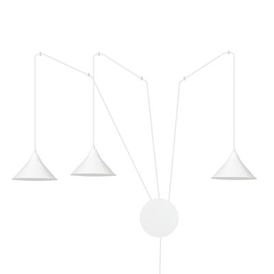 Emibig Lighting Taklampa ABRAMO 3 VIT