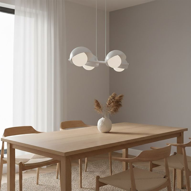 Emibig Lighting Taklampa BOOM 4 VIT