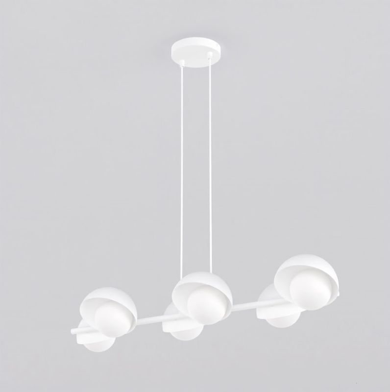 Emibig Lighting Taklampa BOOM 6 VIT