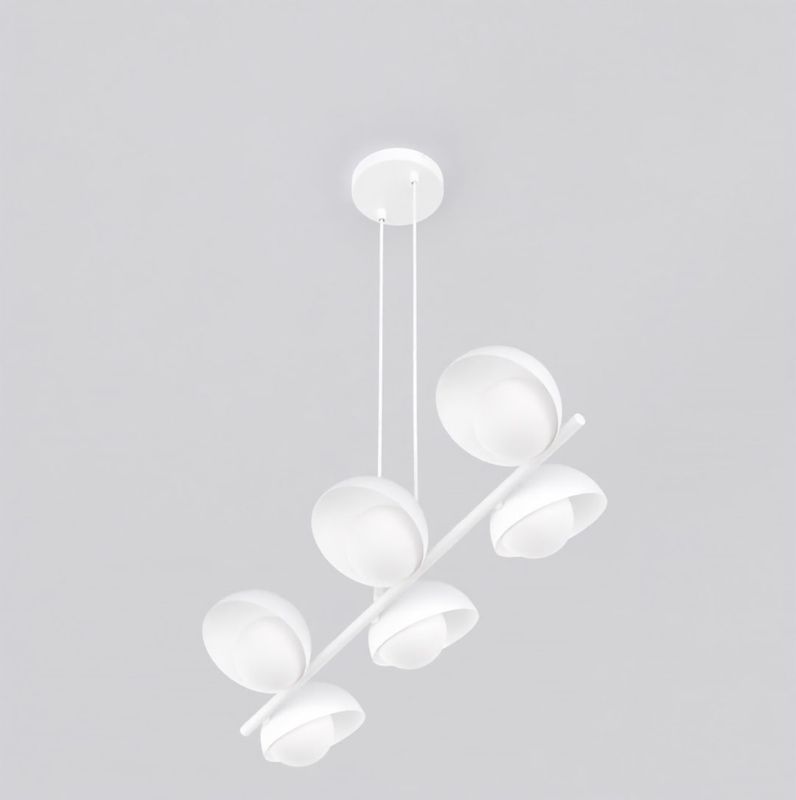 Emibig Lighting Taklampa BOOM 6 VIT