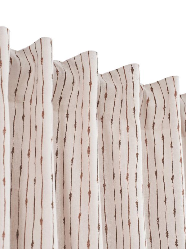 Svanefors Unni Gardin 2P Brun 2x140x280 cm