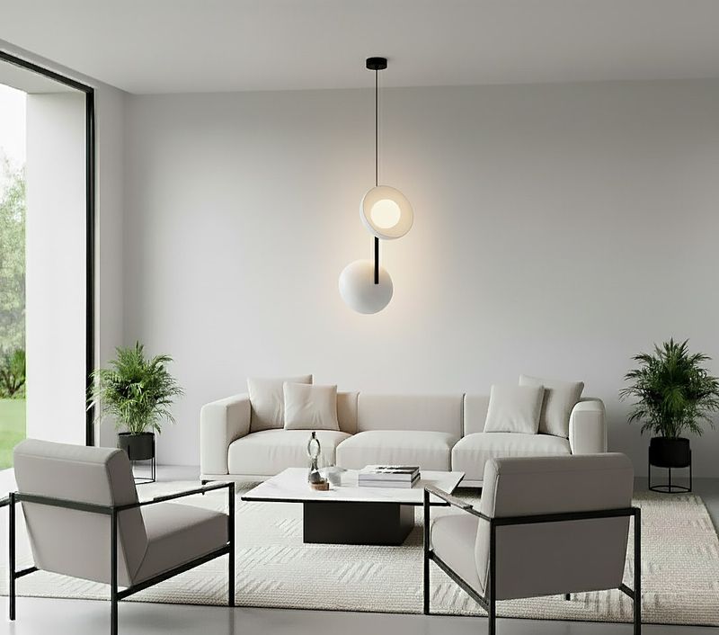 Emibig Lighting Taklampa VANILA 2 BL GRÃ…