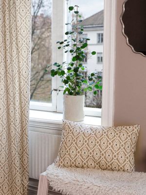Svanefors Ikat Kuddfodral Beige 40x60 cm