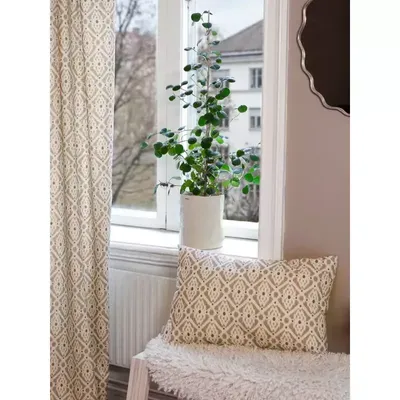 Svanefors Ikat Kudde Beige 40x60 cm