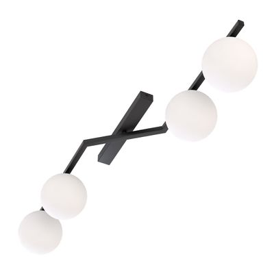 Emibig Lighting Taklampa NATON 4 BL OPAL