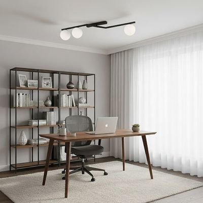 Emibig Lighting Taklampa NATON 3 BL OPAL