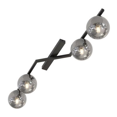 Emibig Lighting Taklampa NATON 4 BL GRAFIT