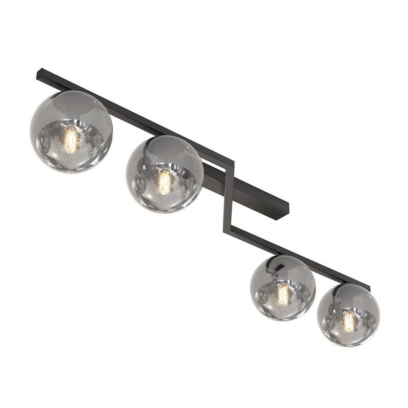 Emibig Lighting Taklampa NATON 4 BL GRAFIT