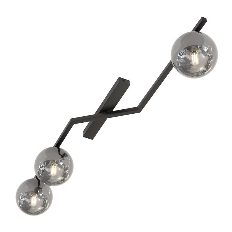Emibig Lighting Taklampa NATON 3 BL GRAFIT