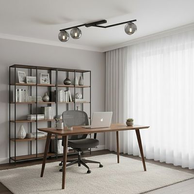 Emibig Lighting Taklampa NATON 3 BL GRAFIT