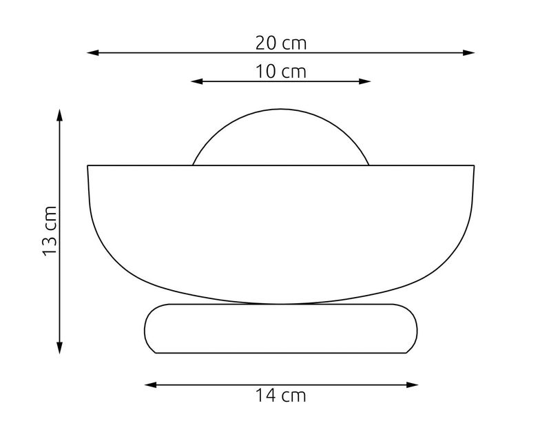 Emibig Bordslampa Lighting OZZY LN1 BL GRÃ…