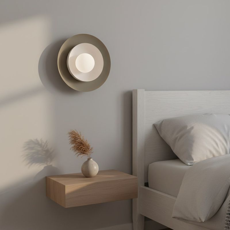 Emibig Lighting Vägglampa POPPI K1 MO VIT