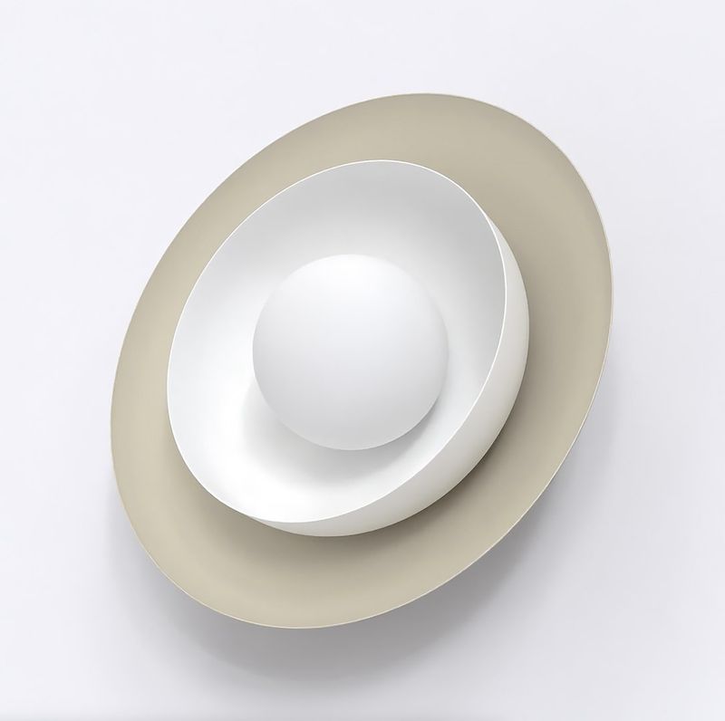 Emibig Lighting Vägglampa POPPI K1 MO VIT