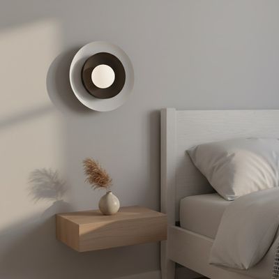 Emibig Lighting Vägglampa POPPI K1 WH SVART
