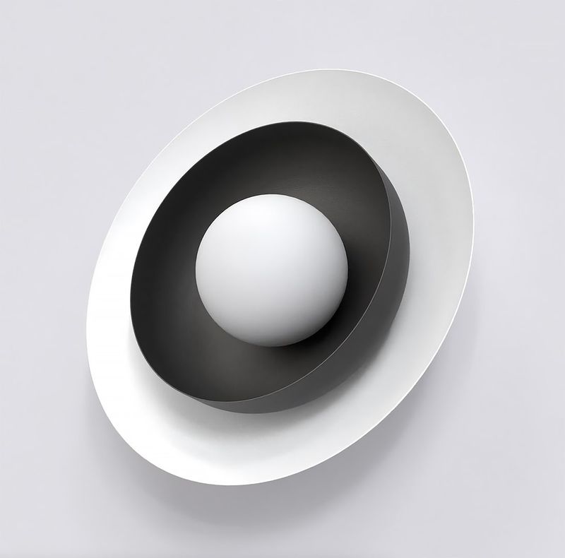 Emibig Lighting Vägglampa POPPI K1 WH SVART