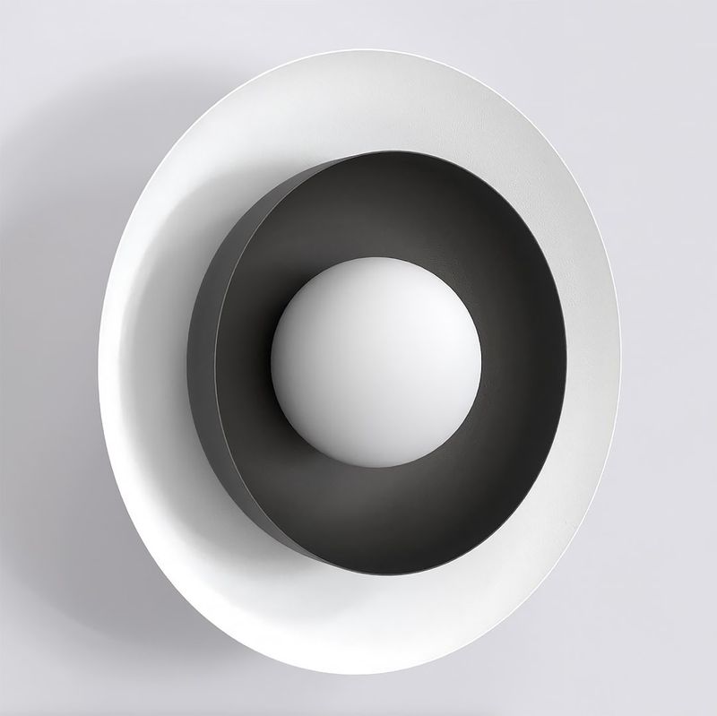 Emibig Lighting Vägglampa POPPI K1 WH SVART