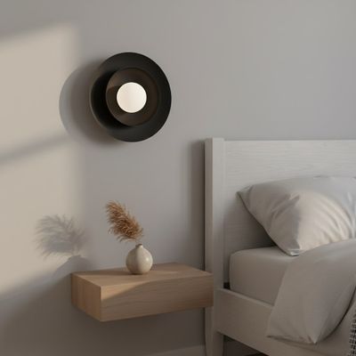 Emibig Lighting Vägglampa POPPI K1 BL SVART